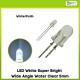 LED White Super Bright Wide Angle Water Clear 5mm