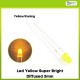 Led Yellow Super Bright Diffused 3mm