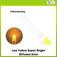 Led Yellow Super Bright Diffused 3mm