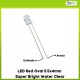LED Red Oval 5.5x4mm Super Bright Water Clear