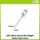 LED Yellow (pure) Ultra Bright Water Clear 5mm
