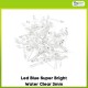 Led blue super bright water clear 3mm