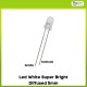 Led white super bright diffused 5mm