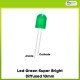 Led Green Super Bright Diffused 10mm