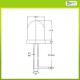 Led Green Super Bright Diffused 10mm