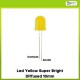 Led Yellow Super Bright Diffused 10mm
