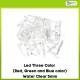 Led three color (Red, Green and Blue color) water clear 5mm