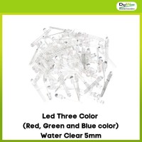 Led three color (Red, Green and Blue color) water clear 5mm