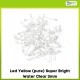 Led Yellow (pure) Super Bright Water Clear 3mm