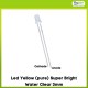 Led Yellow (pure) Super Bright Water Clear 3mm