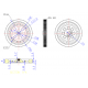 Wheels 60mm with Test Hole FT-60RW-C001