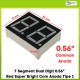 7 Segment Dual Digit 0.56&quot Red Super Bright Com Anoda Tipe I