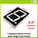 7 Segment Merah 2.3 inch Super Bright Com Anoda