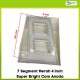 7 Segment Merah 4 inch Super Bright Com Anoda