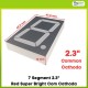 7 Segment 2.3&quot Red Super Bright Com Cathoda