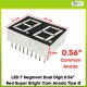 LED 7 Segment Dual Digit 0.56&quot Red Super Bright Com Anoda Tipe G+C11784