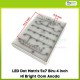 LED Dot Matrix 5x7 Biru 4 inch Hi Bright Com Anoda