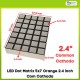 LED Dot Matrix 5x7 Orange 2.4 inch Com Cathoda