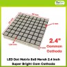 LED Dot Matrix 8x8 Merah 2.4 inch Super Bright Com Cathoda