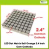 LED Dot Matrix 8x8 Orange 2.4 inch Com Cathoda