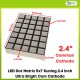 LED Dot Matrix 5x7 Kuning 2.4 inch Ultra Bright Com Cathoda