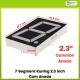 7 Segment Kuning 2.3 inch Com Anoda
