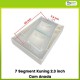 7 Segment Kuning 2.3 inch Com Anoda
