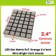 LED Dot Matrix 5x7 Orange 2.4 inch Ultra Bright Com Anoda