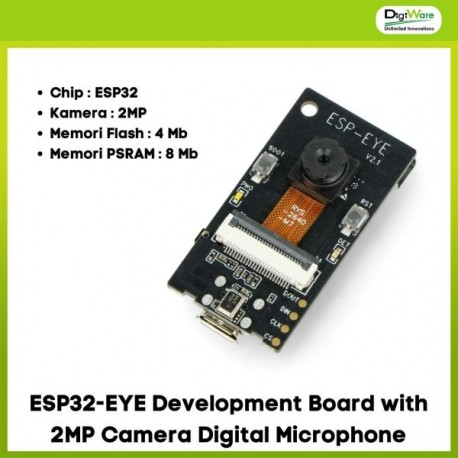 ESP32-EYE Development Board with 2MP Camera Digital Microphone