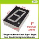 7 Segment Merah 1 inch Super Bright Com Anoda Background Abu-abu