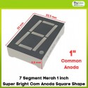 7 Segment Merah 1 inch Super Bright Com Anoda Square Shape