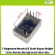 7 Segment Merah 0.5 Inch Super Bright Com Anoda Background Abu-abu