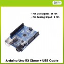Arduino Uno R3 Clone ATMEGA328P SMD + USB Cable