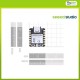 Seeed XIAO ESP32C3 Tiny MCU board with WiFi Bluetooth5.0 Battery Charge Supported Power Efficiency Rich Interface
