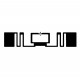 UHF RFID Woven label U9 102*35mm Tyvek