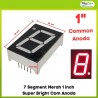 7 Segment Merah 1 inch Super Bright Com Anoda
