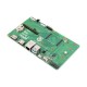 Official Raspberry Pi Compute Module 5 IO Board Metal Case with DC Brushless Cooling Fan Suitable for Compute Module 5 IO Board 