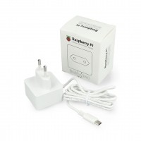 Raspberry Pi 4 Model B Official PSU USB-C 5,1V 3A EU Plug White