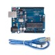Arduino Uno R3 Clone ATMEGA328P DIP + USB Cable