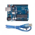 Arduino Uno R3 Clone ATMEGA328P DIP + USB Cable