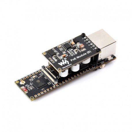 ESP32-S3 Ethernet Development Board 10/100Mbps RJ45 Ethernet Port WiFi Bluetooth with PoE Module