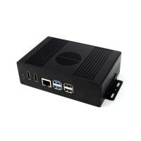 Multi Functional All in One Mini Computer Kit Designed for Raspberry Pi 5 Aluminum Alloy Case with PCIe to M.2 Interface Board