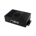 Multi Functional All in One Mini Computer Kit Designed for Raspberry Pi 5 Aluminum Alloy Case with PCIe to M.2 Interface Board