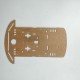 Chassis 2WD Acrylic Frame Akrilik