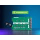 PCIe 3.0 Switch to Dual M.2 HAT for Raspberry Pi 5 Support NVMe SSD Support Hailo 8/8L