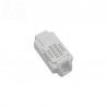 Small Plastic Housing Cases Plastic Temperature Humidity Sensor Enclosure Electrical Sensor Box White