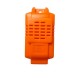 Small Plastic Housing Cases Plastic Temperature Humidity Sensor Enclosure Electrical Sensor Box Orange