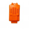 Small Plastic Housing Cases Plastic Temperature Humidity Sensor Enclosure Electrical Sensor Box Orange