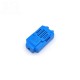 LK-S02 Small Plastic Housing Cases Plastic Temperature Humidity Sensor Enclosure Electrical Sensor Box 60x30x18mm Blue