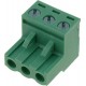 Terminal Block Pluggable 3 Pin Female 5.08mm Hijau